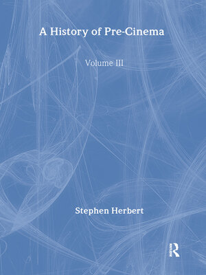 cover image of A History of Pre-Cinema V3